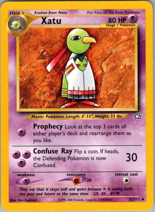 Xatu 052/111 Uncommon Neo Genesis MP