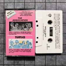 The Association - Turtles - Back To Back - Cassette Tape, 1983 - VERY GOOD