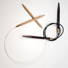 Lantern Moon Ebony Circular Knitting Needles 32" US 13/ 9 MM Store Sample SM