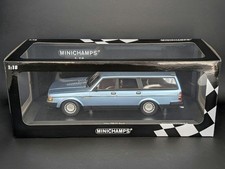 Minichamps 1/18 Volvo 240 GL Break 1986 Blue Metallic Limited 432pcs