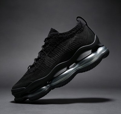 CL Nike Air Max Scorpion FK 2022 Triple Black Men Size Sneaker Running Shoe 