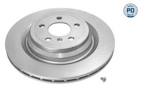 2X Meyle 015 523 0043/PD Bremsscheibe Hinten Passt Zu: Mercedes Gle (C292), Gle