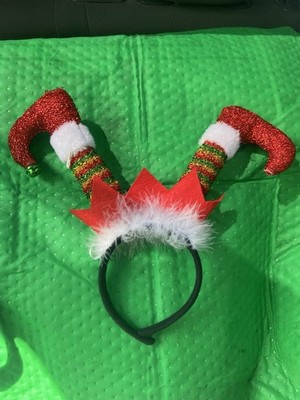 Grinch Style Hat Holiday Headband Christmas