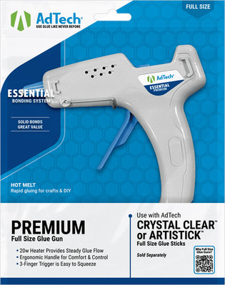 AdTech Premium Full Size High Temp Glue Gun 40 Watt Heater High Output Nozzle