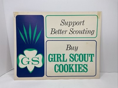 Support Better Scouting Buy Girl Scout Cookies Poster From 50s-70s 11  X 14  P2