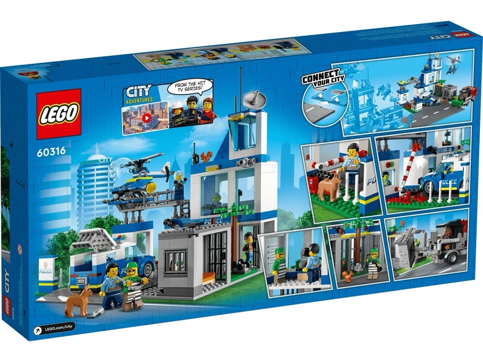 Lego City 60316 - Le Commissariat de Police NEUF/SCELLÉ - Photo 2/4