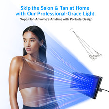 Home Skin Sunbathing 96Pcs LED UV Tanning Lamp Suitable for Daily Tanning