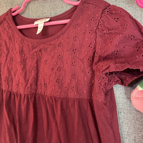 Cat & Jack Old Navy Girl Outfit Size 6-8 Floral Dress Cold Shoulder Pants Shirt - Picture 5 of 22