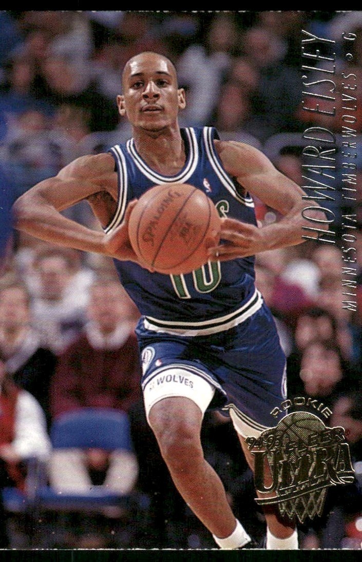 1994-95 Fleer Ultra #288 Howard Eisley RC Minnesota Timberwolves basketball card