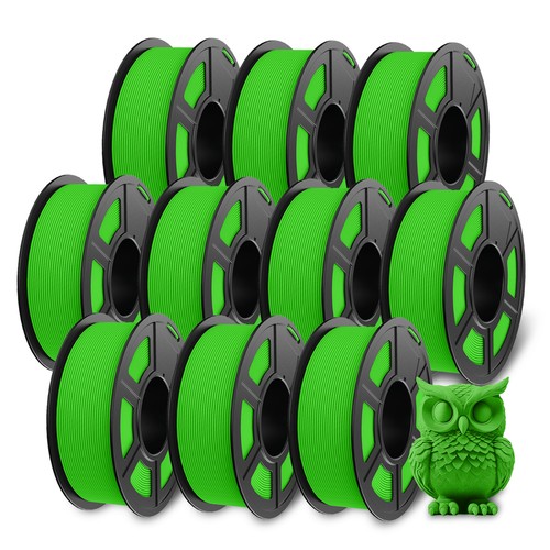 JAYO 10*1.1KG Matte PETG Green High Speed 1.75mm 3D Filament High Flow Speedy