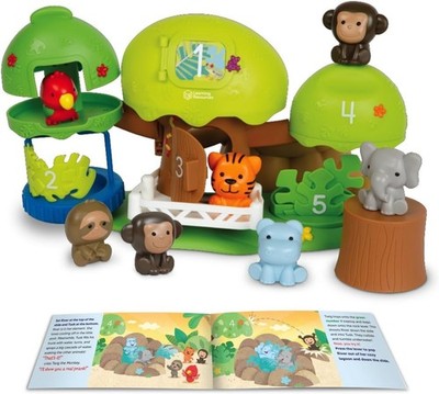 Learning Resources Peeksville Dschungelsafari Spielset, Alter 18 Monate+, Dschungel