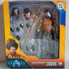 MAFEX No.267 Aquaman Gold & Green Suit Action Figure Medicom Toy DC New Sealed