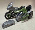 Vintage 1985 GI JOE Hasbro Silver Mirage Motorcycle! 100% Complete