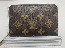 Louis Vuitton Monogram Zippy Zip Around Wallet Coin Purse Brown