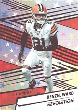 2025 Panini Revolution #166 Denzel Ward Red Astro