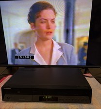 Samsung DVD-V9700 DVD Player/ VCR Combo. Tested  Working No Remote 