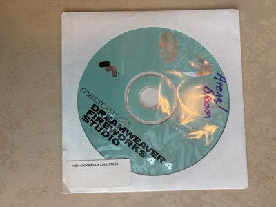 DREAMWEAVER 4 MACROMEDIA FIREWORKS 4 STUDIO POWER MACINTOSH ZWBMAC40CD