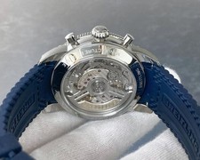 New Breitling SuperOcean Heritage B01 42 Blue Rubber Mens Watch AB0156161C1S1 2