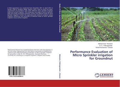 Performance Evaluation of MIcro Sprinkler irrigation for Groundnut Taschenbuch