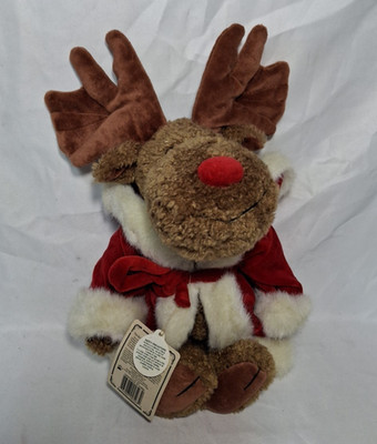 Boyds Bear MOOSE Irwin Moosel Toe 15'' Plush Stuffed Animal Toy Christmas Holiday