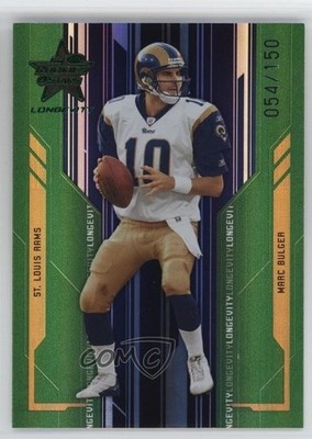 2005 Leaf Rookies & Stars Longevity Emerald 54/150 Marc Bulger #86 4f5