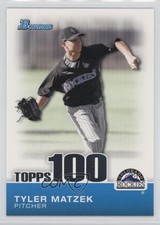 2010 Bowman Topps 100 Prospects Tyler Matzek #TP8 l8m