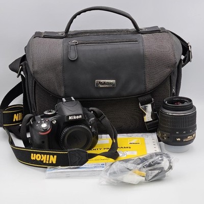 Nikon D5100 DSLR Camera 3'' LCD 1080p 865 Shutter Nikon DX 18-55mm AF-S DX Kit