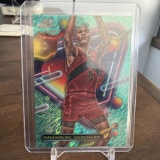 2023-24 Topps Cosmic Chrome - Immanuel Quickley #82 Aqua Equinox Refractor /149