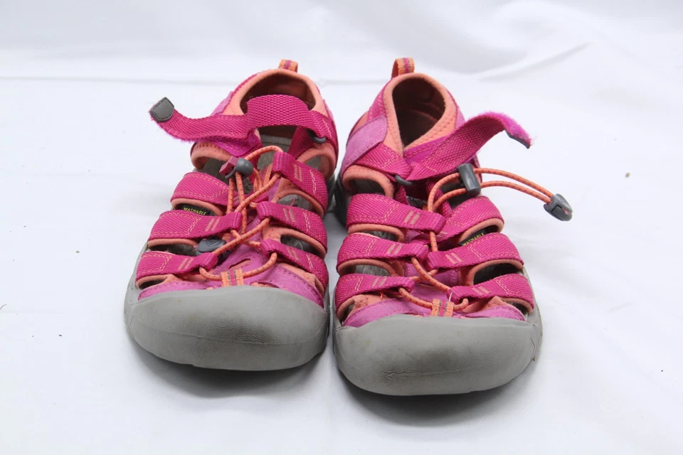 Sandálias sapatos femininos KEEN Newport H2 tamanho 5 rosa coral caminhada na água 1014267 - Imagem 2 de 4