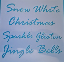 Indigo Blu - Sparkle and Glisten Stencil