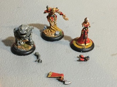 A23746 HORDES SKORNE METAL AGONIZER & SOULWARD + VOID SPIRIT MISS ARM PAINT BASE