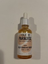 New Isle Of Paradise Light Self-Tanning Drops Face and Body 1.69 fl oz 