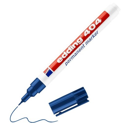 Edding 404 Permanent Marker XF Extra Fein Permanentmarker 0,75 mm. 4 Farben