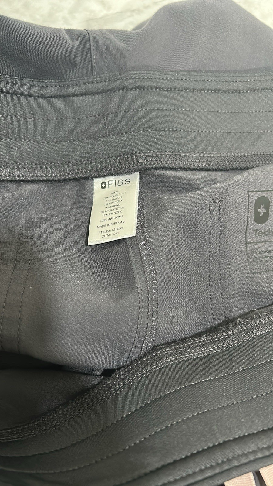 FIGS BASIC SCRUB PANTS TECHNICAL COLLECTION GRAY … - image 8
