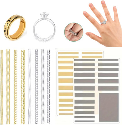 46PCS Invisible Ring Sizer Adjuster for Loose Rings, Finger Guards Resizer for M