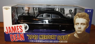 JAMES DEAN 1949 MERCURY COUPE AMERICAN MUSCLE 1:18 SCALE DIE-CAST