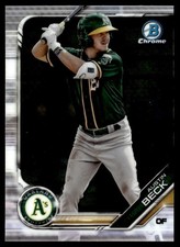 2019 Bowman Chrome Prospects Austin Beck Oakland Athletics #BCP-141