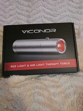 Viconor Silver Professional Red Light & NIR Therapy Torch For Pain (Open Box)