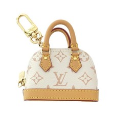Authentic Louis Vuitton Monogram Dune Bag Charm Micro Alma M01883 Key Ring ...