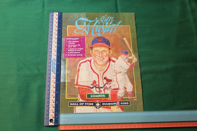 STAN MUSIAL Puzzle Card Set 1988 Donruss Diamond Kings St Louis