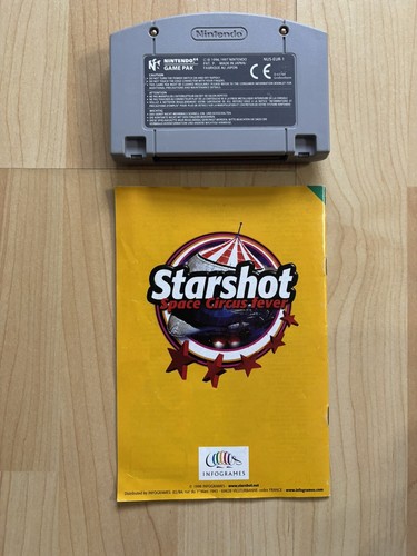 Starshot Nintendo N64 gioco completo di scatola e completo, ottime condizioni, Pal **ultra raro** - Foto 9 di 11