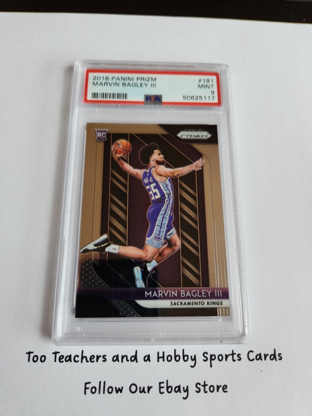 MARVIN BAGLEY 2018 Panini Prizm #181 RC Rookie PSA 9 MINT