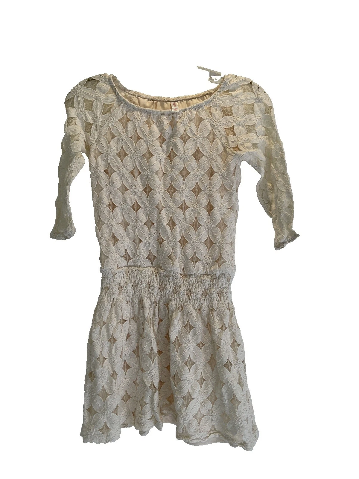 Vestidos sin mangas de poliéster Blanqueador para Niñas