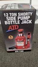 Shorty Version 12-Ton Heavy-Duty Hydraulic Side Pump Bottle Jack ATD-7385W