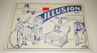 Vintage 50's Louis Tannen's Magic Sealed Illusion Plans The