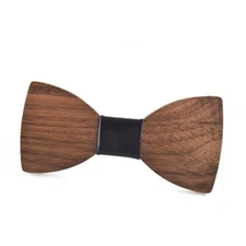 Fashion Men's Handmade Wood Bow Tie for Male Wedding Party Wooden Necktie Gifts