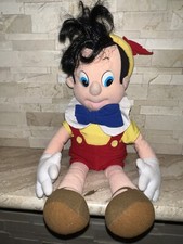 Disney Mattel Pinocchio Doll Cloth Plush Large 18" Vintage 1992 Stuffed Boy Toy