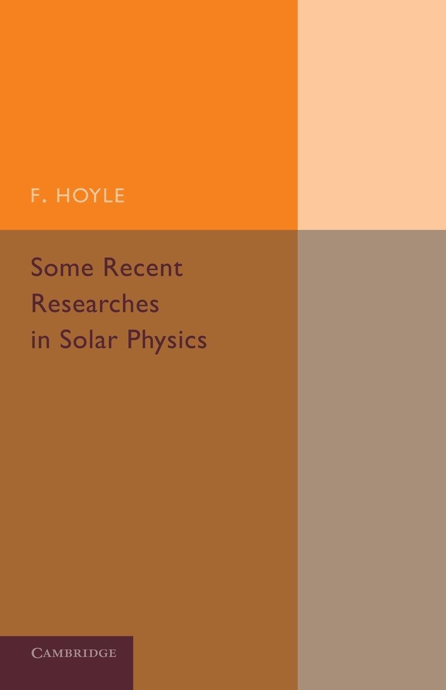 Thumbnail - F. Hoyle | Some Recent Researches In Solar Physics | Taschenbuch |