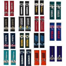 Nfl Football Seatbelt Shoulder Pad Protector Pick Your Team Universal 9.5x2.5