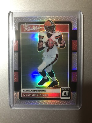DeShone Kizer Cleveland Browns Panini Donruss Optic NFL 2017 THE ROOKIES SILVER